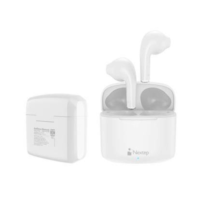AUDÍFONOS BUDS NEXTEP BLUETOOTH CONTROL TACTIL WATERPROOF IPX4 NE-428B COLOR BLANCO image 2