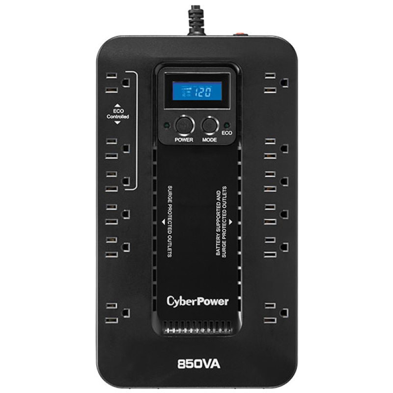 UPS de 850 VA/510 W Topología Standby con Modo Ahorrador ECO Entrada 120 Vca NEMA 515P Con 12 Tomas NEMA 515R image 7