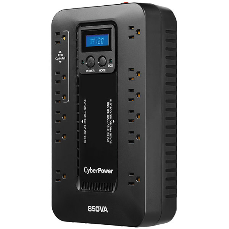 UPS de 850 VA/510 W Topología Standby con Modo Ahorrador ECO Entrada 120 Vca NEMA 515P Con 12 Tomas NEMA 515R image 8