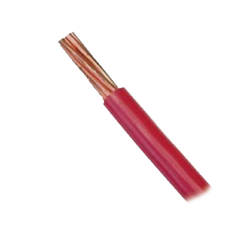 Cable 10 awg  color rojoConductor de cobre suave cableado Aislamiento de PVC auto extinguible Venta por Metro