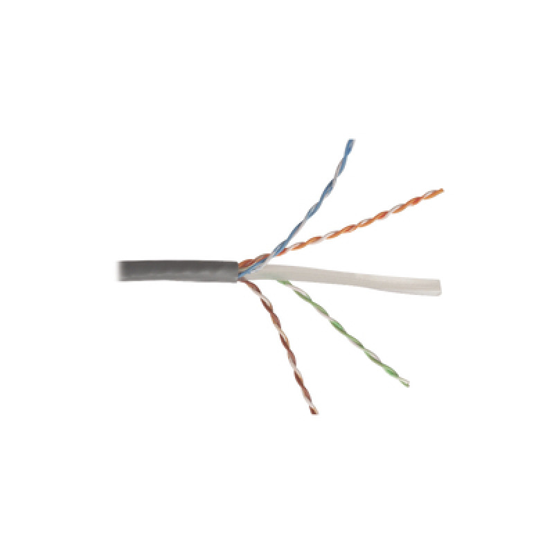Bobina de Cable UTP Reelex de 4 pares Alto Desempeño Cat6 PVC CM Color Gris 23 AWG 305m image 4