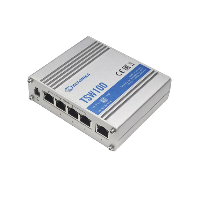 Switch Industrial NoAdministrable 5 puertos Gigabit PoE en 4 puertos 8023af/at 120W image 5