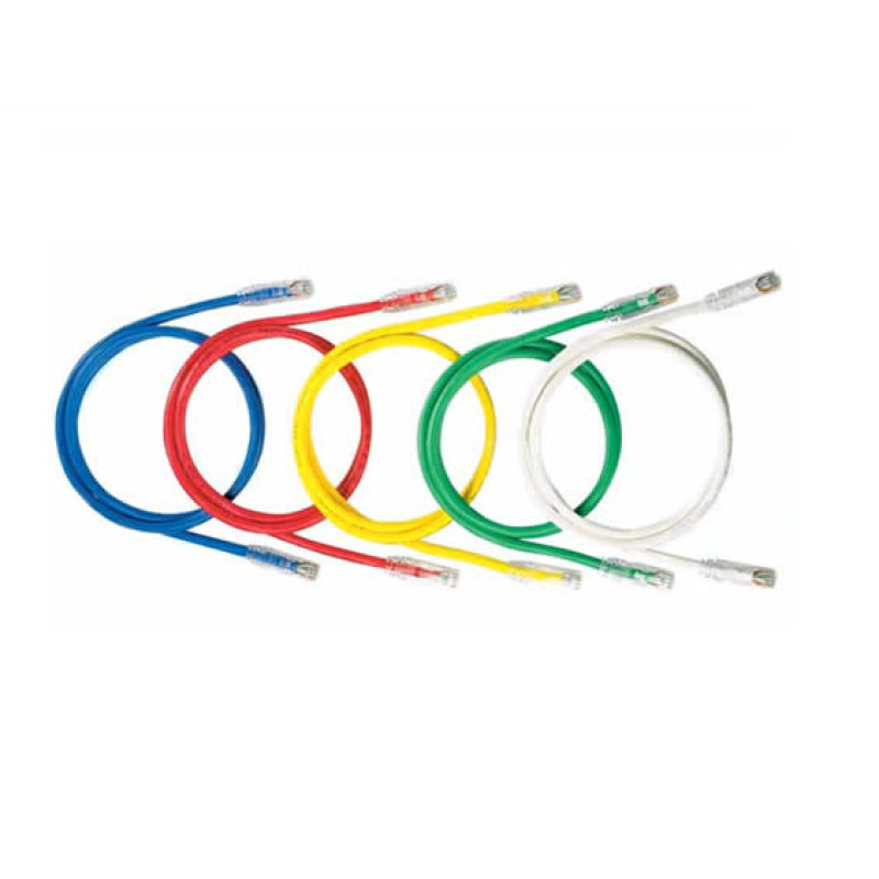 Cable de parcheo UTP Categoría 6 con plug modular en cada extremo  1 ft 3048 cm  Blanco