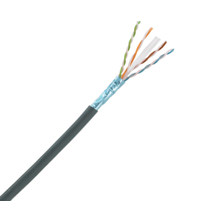 Bobina de Cable Planta Externa con Gel de 4 pares Cat6A UTP Color Negro 305m