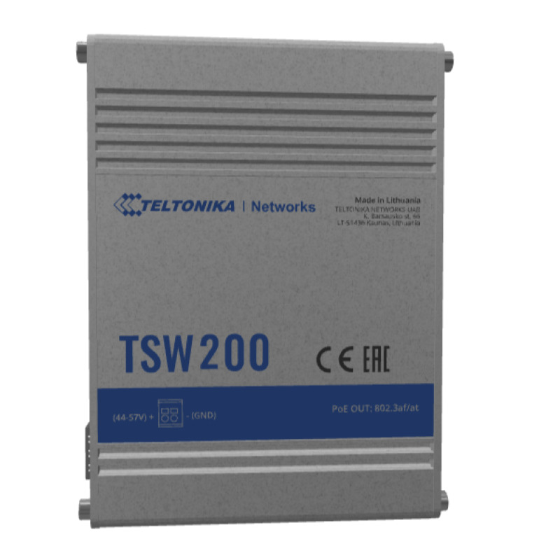 Switch Industrial NoAdministrable 8 puertos Gigabit PoE 8023af/at 2 puertos SFP