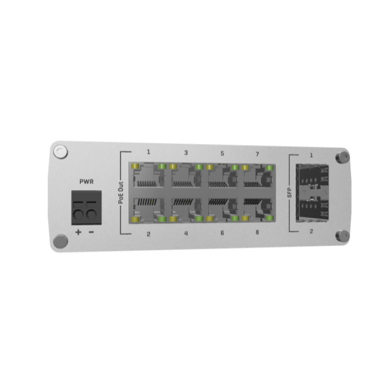 Switch Industrial NoAdministrable 8 puertos Gigabit PoE 8023af/at 2 puertos SFP image 6