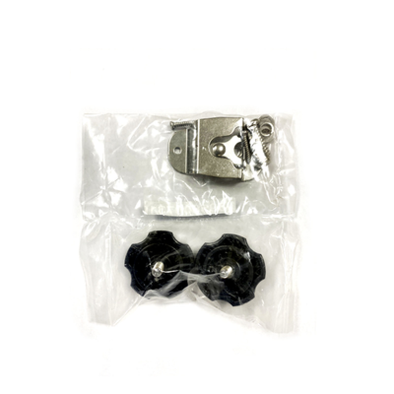 Juego de partes para instalar radio movil marino en bracket con perrillas en color negro