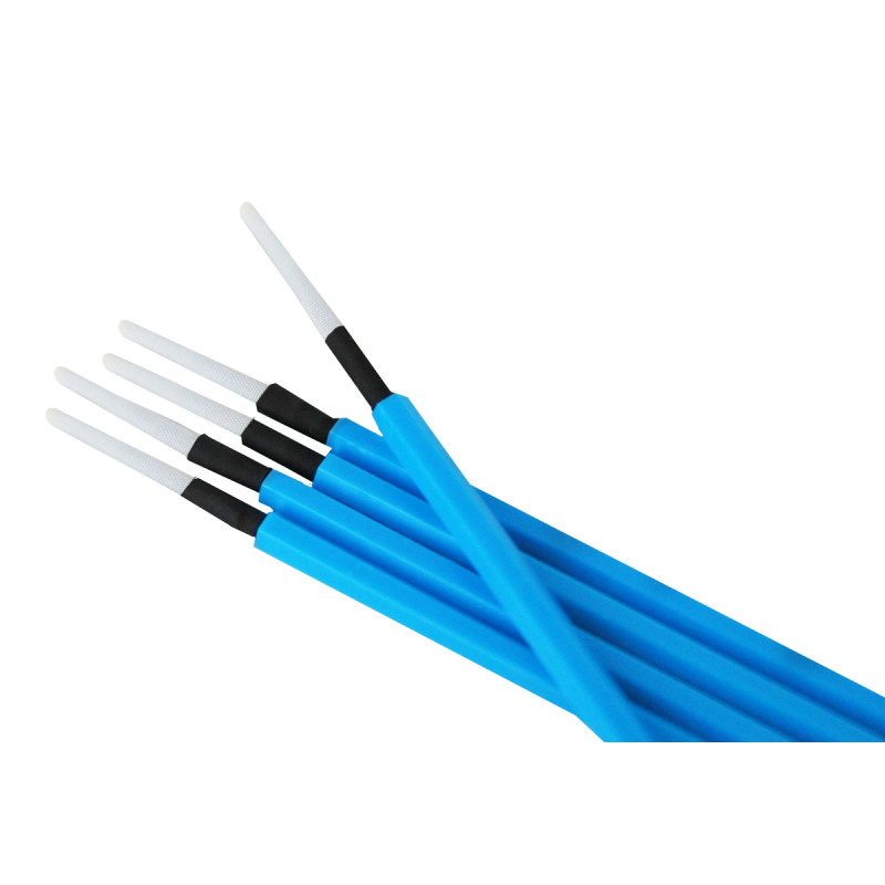Hisopos para limpieza de puertos de fibra óptica 125 mm para adaptadores LC y MU 100 piezas