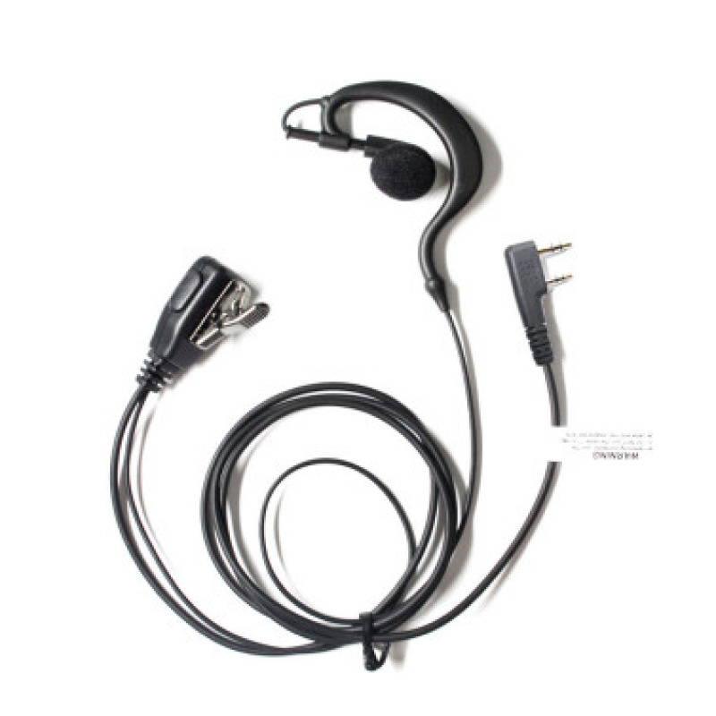 Micrófono  audífono de solapa ajustable al oído para KENWOOD TK3230/ 3000/ 3402/ 3312/ 3360/ 3170 NX240/ 340/ 220/ 320/ 420