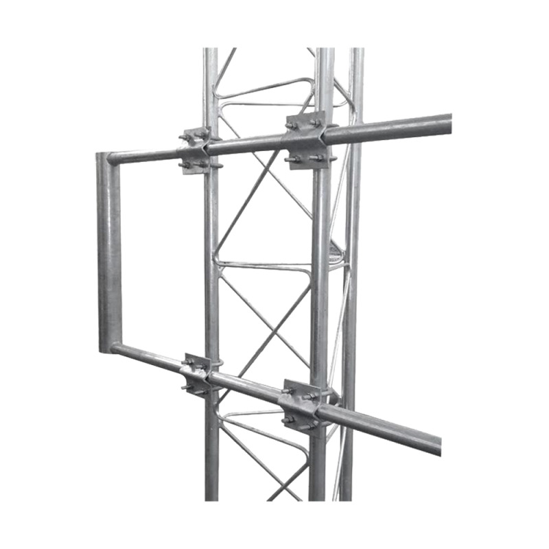 Brazo Uso Rudo para Torre STZ Galvanizado por Inmersión en Caliente de 170 x 60 cm Tubo 2 Ced 30
