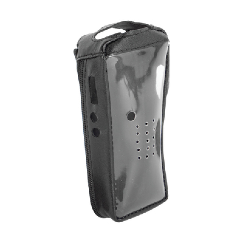Funda Reforzada de piel con frente transparente para radios TK2212 TK2212L TK3212 y TK3212L