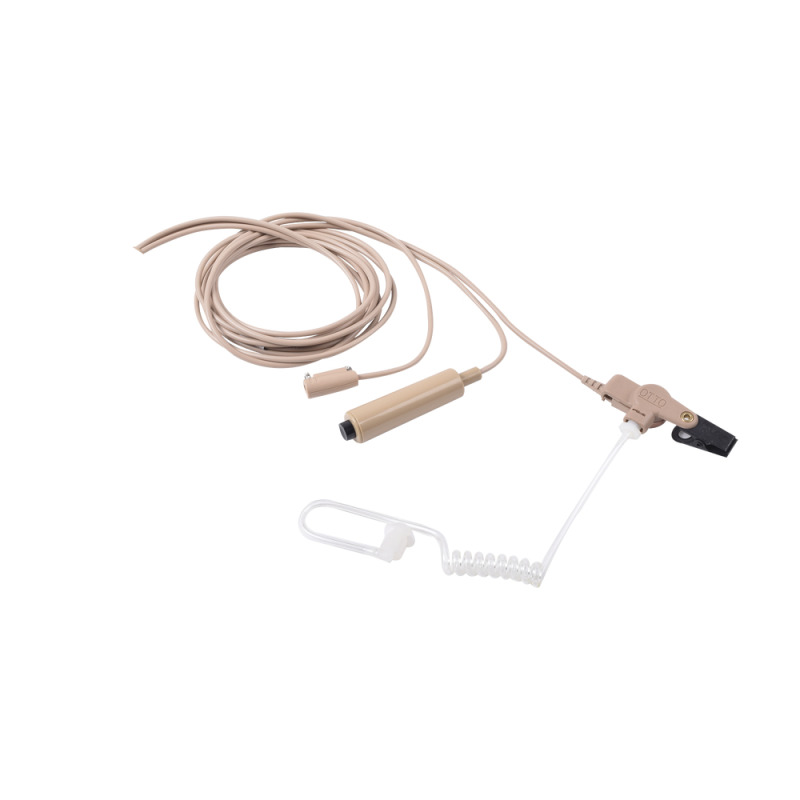 Kit de MicrófonoAudífono profesional de 3 cables para KENWOOD NX200/300/410 TK480/2180/3180
