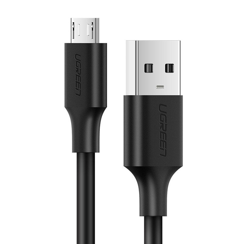 Cable USBA a Micro USB | 1 Metro | Tecnología de Carga Rápida Qualcomm / QC 30/20 | Recarga hasta 18W | Transmisión de Datos hasta 480Mbps | Tecnología de Carga Segura | Hasta 5000 Flexiones | ABS y PVC de Alta Duracio