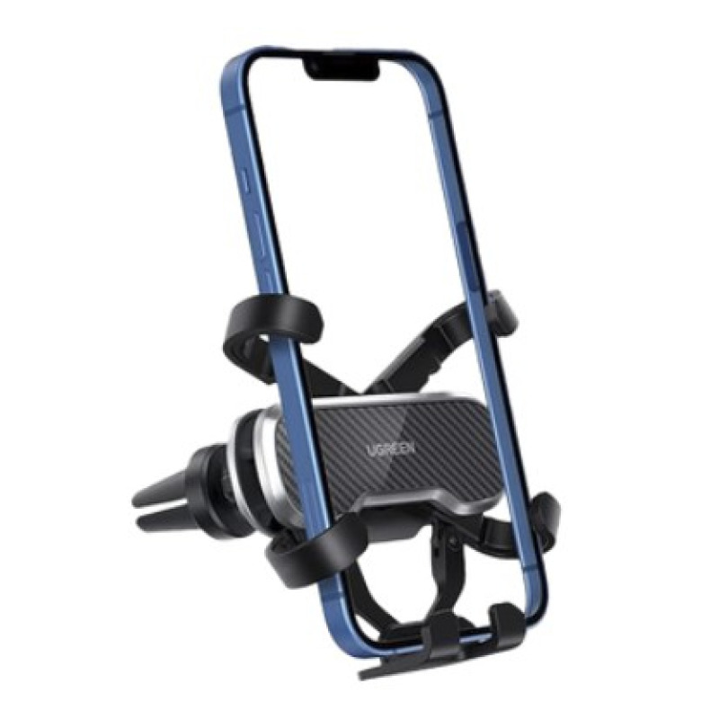 Soporte de Teléfono para Rendija de Ventilación | Tecnología Gravity Drive | Rotación de 360 | Suspensión por Goma | 5 Puntos de Sujeción | Compacto | Ajustable | Estable | Compatible con Rejilla de Ventilaci image 3