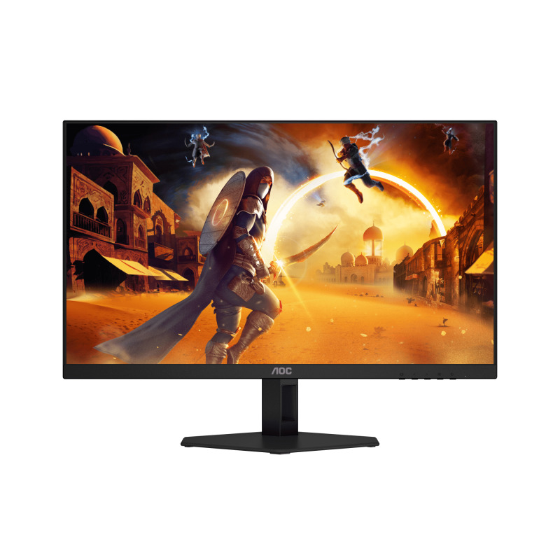 MONITOR GAMER AOC 27G4E / PANEL IPS / 27 PULGADAS / HDMI / DISPLAYPORT / ASPEC 169 / TR 0.5 MS / ADAPTIVE SYNC / 180 HZ / RESOLUCION 1920 X 1080 / BRILLO 300 CD/M2 / VESA 100X100 MM/ NEGRO Y ROJO