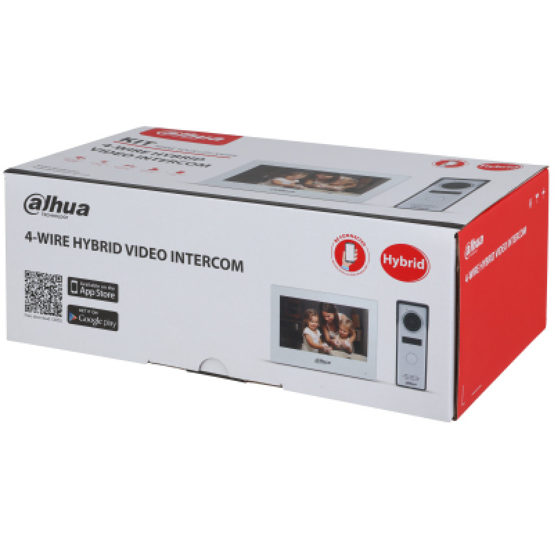 DAHUA DHI-KTH01 - Kit de Videopotero Hibrido/ Frente de Calle Analogico con Camara de 1.3 MP/ Monitor Touch de 7 Pulgadas WiFi/ 4 Hilos al Frente de Calle/ Llamada en Grupo/ 6&1 E&S de Alarma/ Soporta Camaras IP/ #LoNuevo  image 6