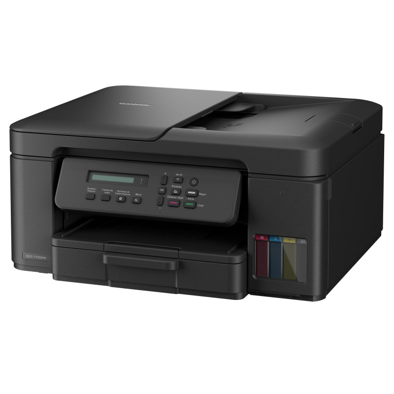 MULTIFUNCIONAL BROTHER DCPT730DW, PPM 27 NEGRO/23 COLOR, TINTA CONTINUA, INKBENEFIT TANK, USB 2.0, W image 4