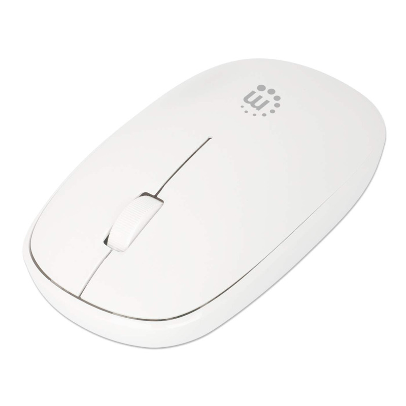 MOUSE OPTICO  MANHATTAN INALAMBRICO 2.4G BLANCO