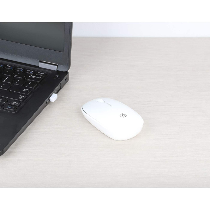 MOUSE OPTICO  MANHATTAN INALAMBRICO 2.4G BLANCO image 3
