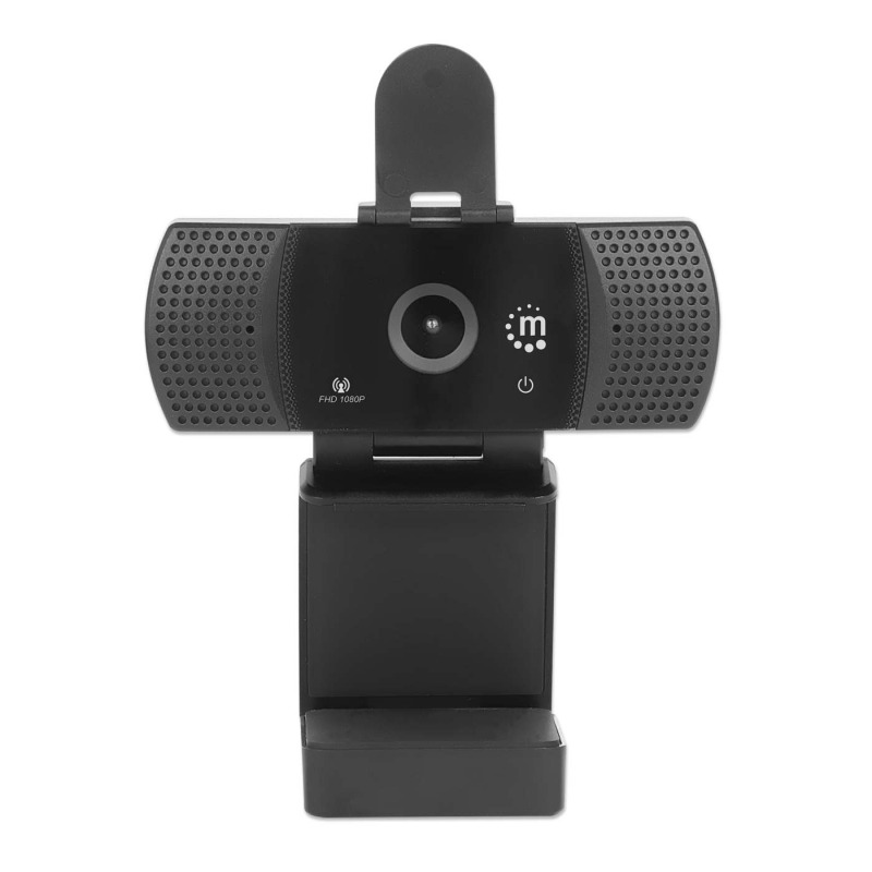 CAMARA WEB MANHATTAN FULL HD USB ROTACION 360 NEGRA image 6