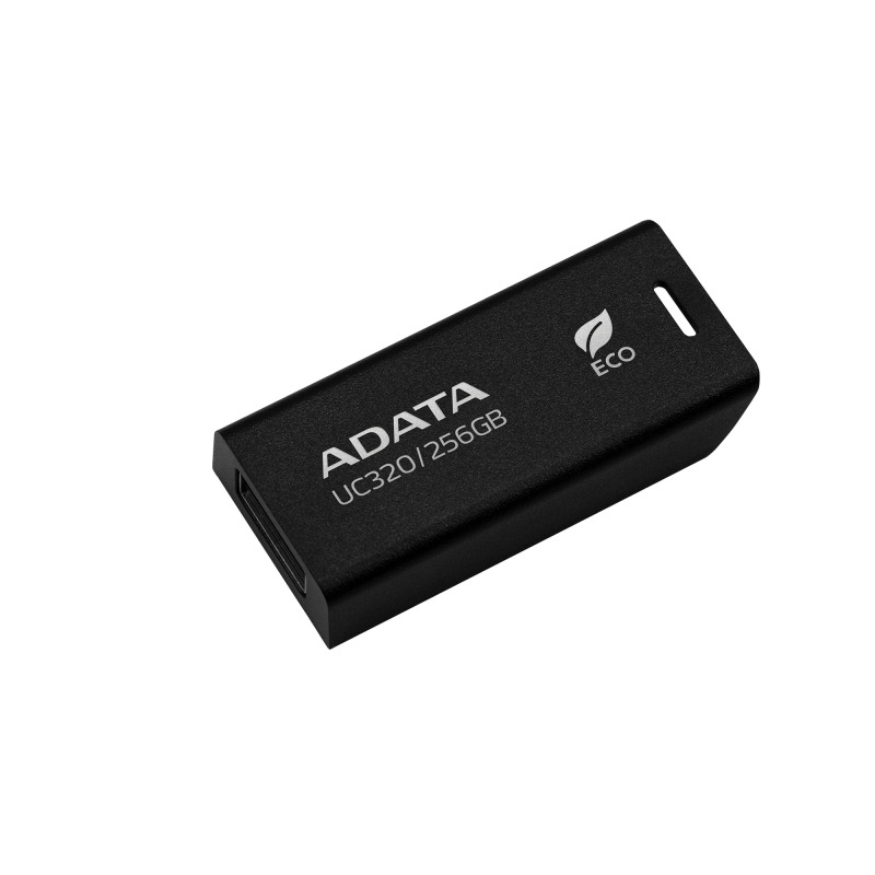 MEMORIA ADATA UC320 256GB CON CONECTOR DESLIZANTE SIN TAPA COLOR NEGRO (UC320-256G-RBK/BK) image 3
