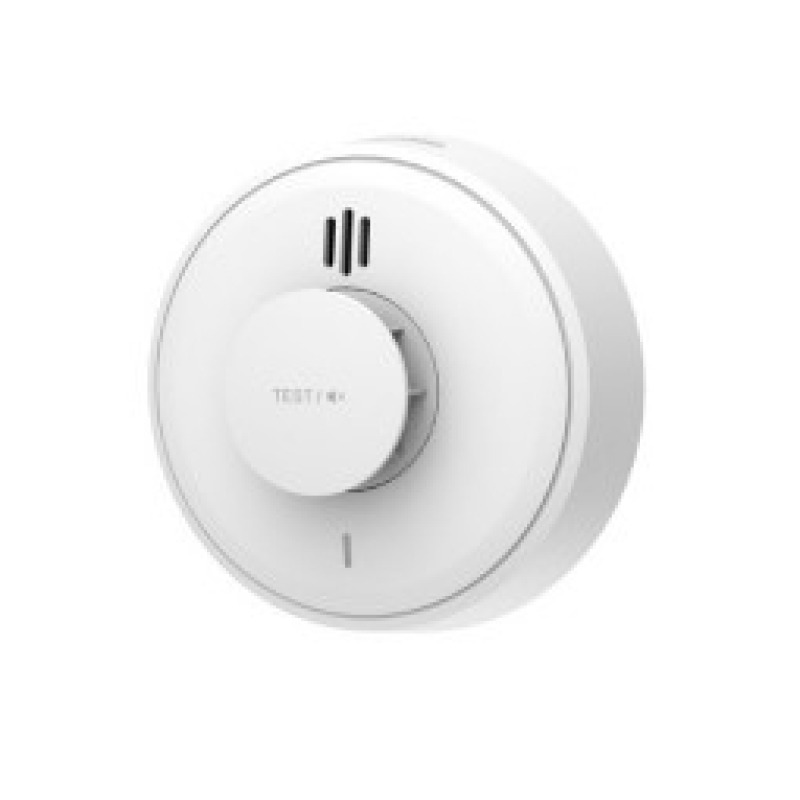 DAHUA WISUALARM HY-HT10A-R8 - Detector de Calor Inalambrico (Interconectable Hasta 24 Disp)/ Monitoreo de Temperatura/ Deteccion Incendios de Clase A1 (54°C to 65°C)/ Sonido de Alarma de 85dB/ Certificaciones CE/ Batería de hasta 10 años/ #LoNuevo