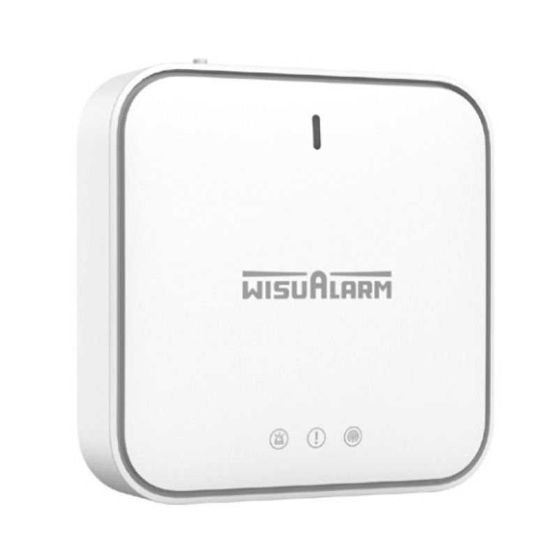 DAHUA WISUALARM DHI-HY-GW01A - Gateway Inalámbrico con comunicación dual Ethernet y WiFi, Cuenta con 4 indicadores LED, Centraliza hasta 24 dispositivos Wisulink para monitoreo a través de la nube, #LoNuevo #Wisualarm