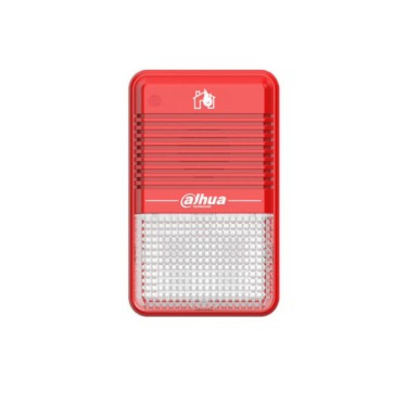 DAHUA WISUALARM DHI-HY-C151 - Estrobo Sirena Convencional de 75 dB(A) a 3 m/  Cumple con Norma: EN54-3:2014,EN54-23:2010  /2 Hilos, #LoNuevo #Wisualarm