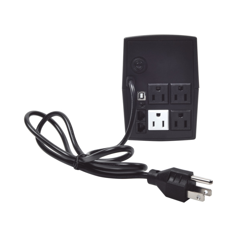 UPS de 600VA/360W / Topología Línea Interactiva / Entrada y Salida 120 Vca / Clavija NEMA 515P / 4 Tomas NEMA 515R/ Sin Protector RJ11 ni RJ45 image 6
