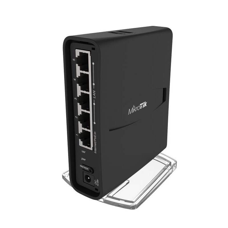 hAP ac2 5 Puertos Gigabit Ethernet 1 puerto USB Doble Banda 80211 b/g/n/ac antena de 25 dBi hasta 500 mW de Potencia