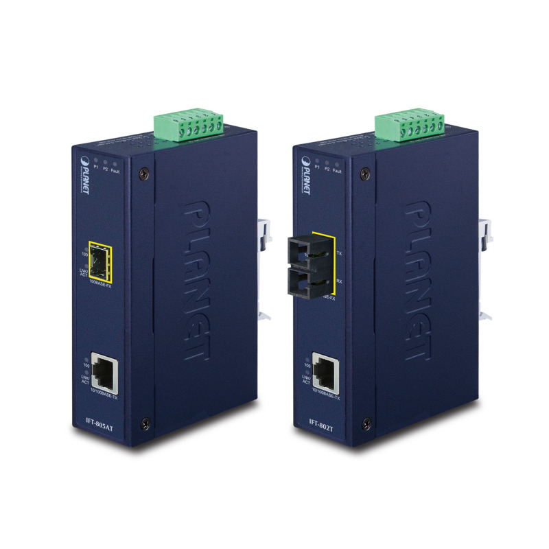 Convertidor de Medios Industrial Multimodo Puertos 10/100 BaseTX a 100 BaseFX Interfaz SC Hasta 2 km Carcasa IP30 Soporta Temperatura de 40 a 75C image 3