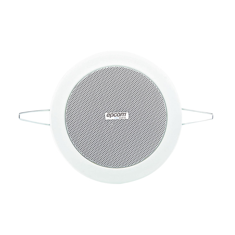 Altavoz  4 | Montaje en Techo | 3  6W | 70/100V | Frente Metálico | Resistente a Humedad
