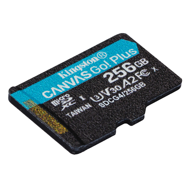 MEMORIA FLASH MICRO SD KINGSTON SDXC CANVAS GO PLUS 256GB 200MB/S UHS-I U3 V30 C/ADAPTADOR (SDCG4/256GB) image 5