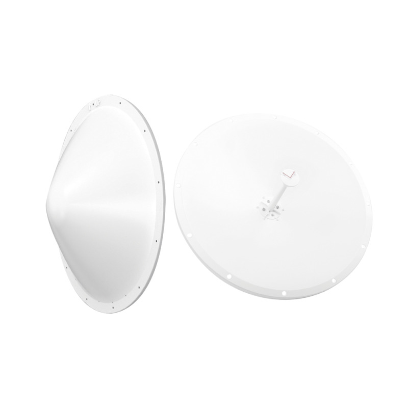 Kit de Antena y radomo ganancia de  28 dBi rango de frecuencia extendida 49 a 65 GHz conectores SMAmacho inverso incluye jumper distancia de hasta 15 km