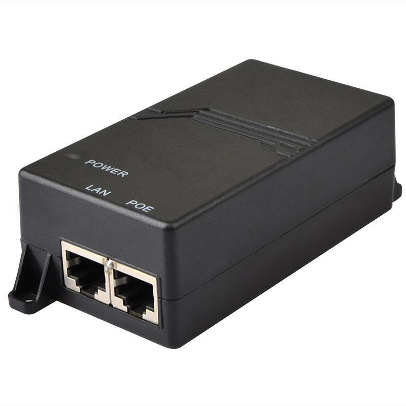 Inyector PoE Pasivo 48vcc Gigabit para APs Grandstream hasta 24W GWN7605 GWN7605LR GWN7615 GWN7630 GWN7630LR GWN7660 GWN7660LR y GWN7664