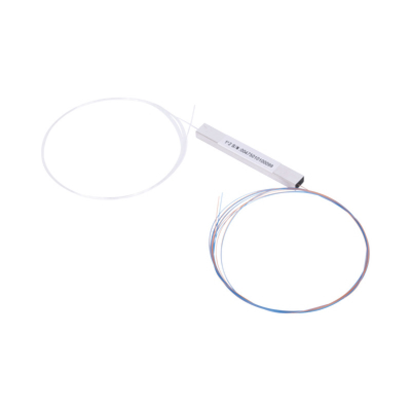 Splitter Divisor Óptico tipo PLC de 1x2 balanceado 50/50 para fusión sin conectores