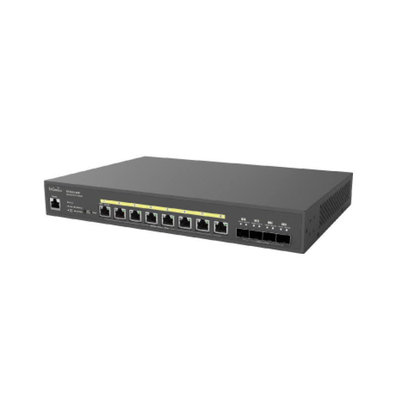 Switch PoE  Administrable en Nube Capa 2  de 8 puertos PoE  de 25 Gbps Hasta 240 W 4 puertos de SFP image 5