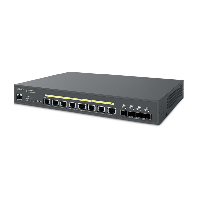 Switch PoE  Administrable en Nube Capa 2  de 8 puertos PoE  de 25 Gbps Hasta 240 W 4 puertos de SFP image 4