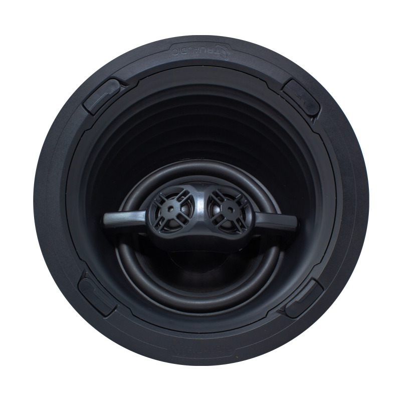 REV Series Altavoz Surround | Angulo para Techo de 3 Vias para Empotrar | Cine en Casa | Woofer de 7in de Polipropileno | 2 Tweeter de 1in | 150W | 8
