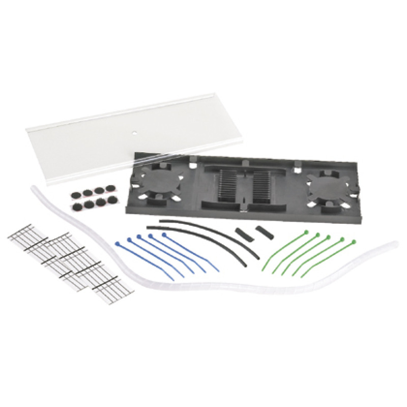 Charola de Empalme para Fibra Óptica Para Protección de 24 Empalmes de Fusión o Mecánicos Compatible con los Paneles FRME3 y FRME4
