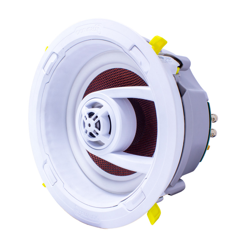 altavoz de 3 vías de plafón 9in | diseño trugrip | instalación sin herramientas | woofer de fibra de carbono | 175w | 8ohms image 3