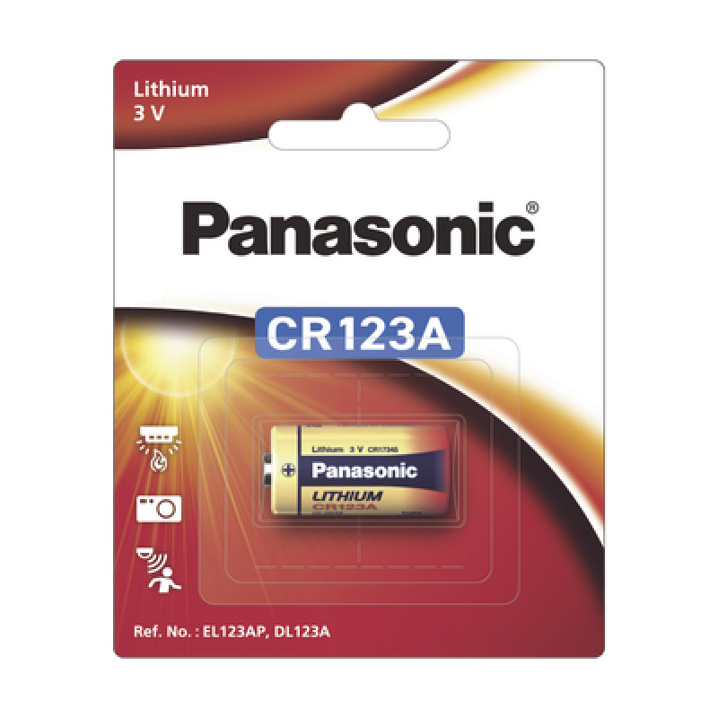 Batería de litio PANASONIC / 3 Vcc /1550 mAh / Aplicación en transmisores de alarma inalámbricos/ Con empaque