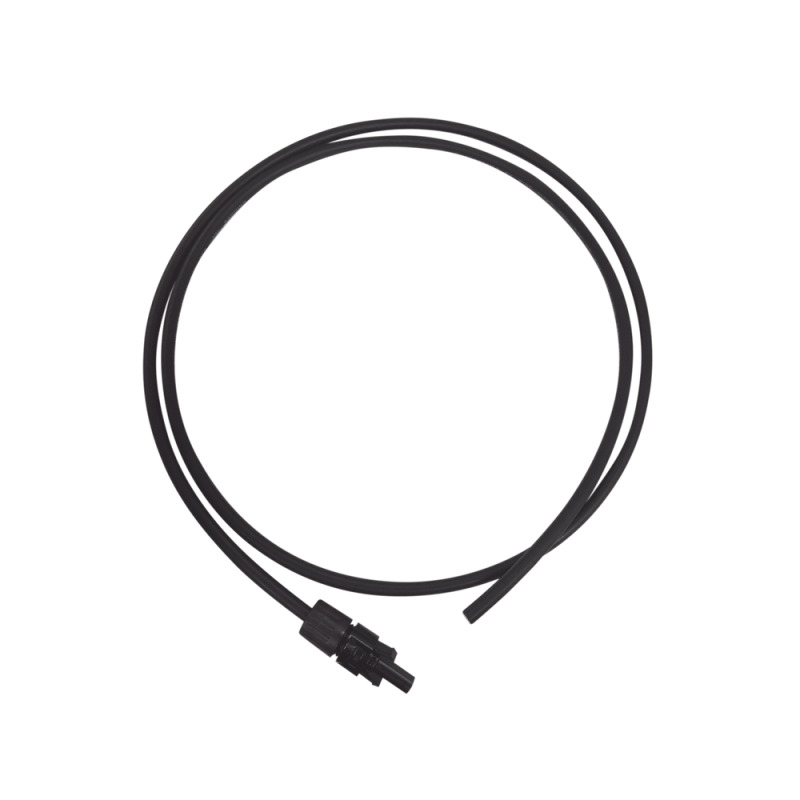 Cable Fotovoltaico 15 m Negro Calibre 10 AWG con Terminal MC4H en un Extremo