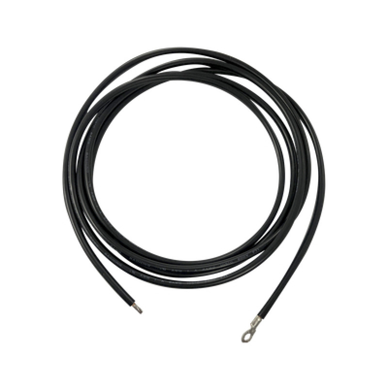Cable para Controlador 30 m Negro Calibre 8 AWG con Terminal de Ojo en un Extremo
