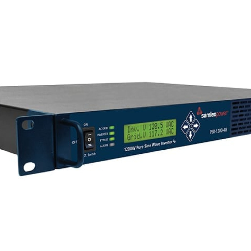 Inversor de corriente Onda Pura Montaje en rack 1200W 48 Vcc 120 VCA 50/60 Hz