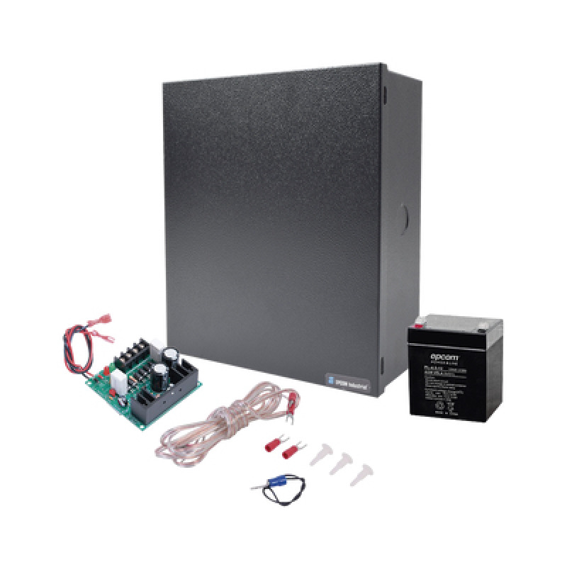 Fuente de 12 Vcc/1A para Control de Acceso con Batería Incluida