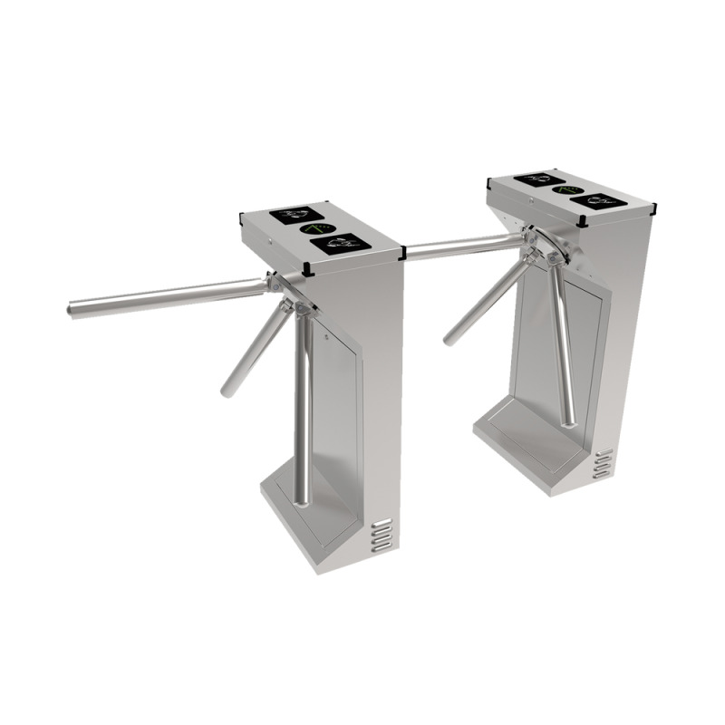 MOTORIZADO SIN CONTACTOTorniquete Industrial en Acero Inoxidable Bidireccional USO RUDO Espacio para Lectora de Proximidad image 4