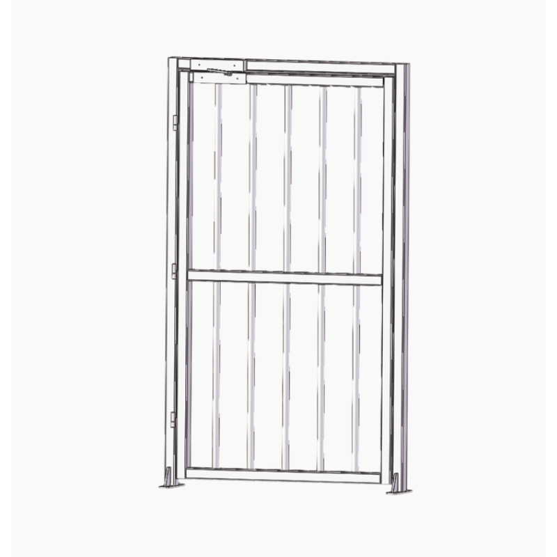 Puerta Lateral Para Torniquetes de Acero Inoxidable