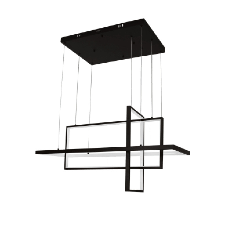 Lámpara de Techo LED / 100W / Luz Blanca 6500K Neutra 4000K Cálida 2700K / IP20 / Ángulo de Luz 120 / Aluminio y PC / Vida Útil 50000h / Longitud de Cable Ajustable