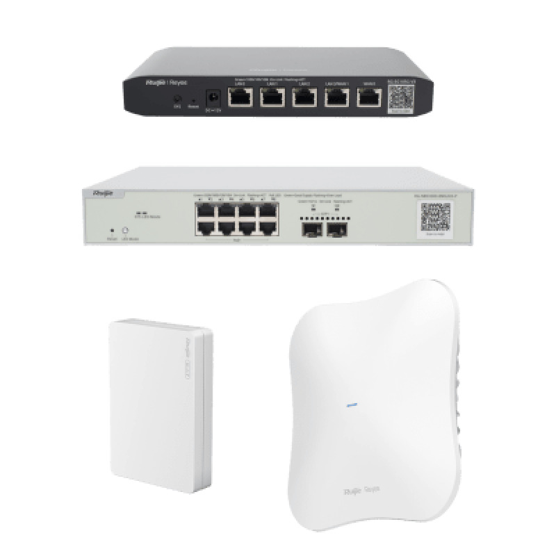 Equipos Ruijie DEMO Ideal para Probar Integraciones de Redes Business y Enterprise con WiFi 7